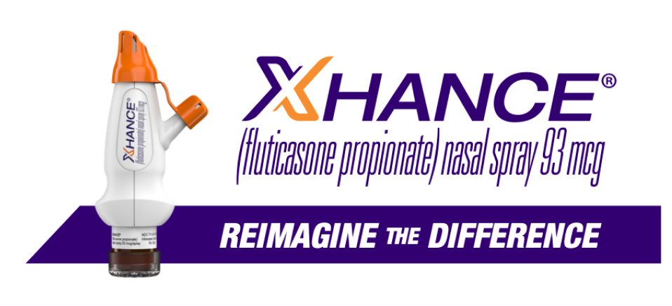 XHANCE® (fluticasone propionate) nasal spray 93 mcg logo
